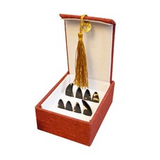 古箏指甲 仿天然材質 演奏義甲 箏琴配件 附贈膠帶, 1個, 仿天然古箏指甲［中］,無凹槽