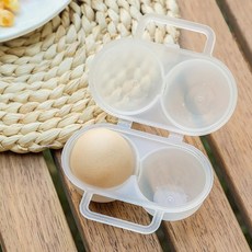 플라스틱용기 소형계란보관 플립형이중잠금 휴대케이스