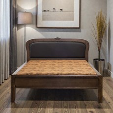 [착불]퍼보 황토흙침대 가죽 네추럴 침대 싱글 S