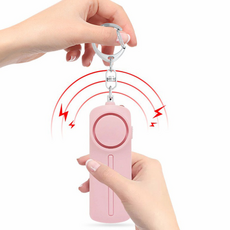 강력 휴대용 열쇠고리 호신용품 원형열쇠고리붕어고리, TTN호신용경보기-화이트, TTN호신용경보기-화이트