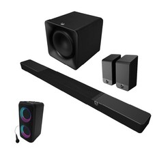 Klipsch 7.1.4聲道天空聲霸劇院組 Flexus Core 300+SUB 200+SURR 200, 黑色