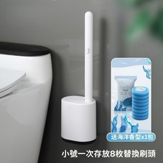 拋棄式香薰馬桶刷 套裝 壁掛式清潔刷頭, 1個