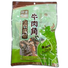 良金牧場 高粱酒 黑胡椒牛肉角, 165g, 1個