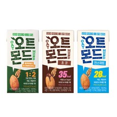 오트몬드 각8개씩 언스위트 오리지널 초코 190ml, 24개