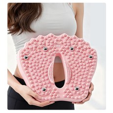 HERON 가정용 조용한 미니 운동기구 발판기 천국의계단 스텝퍼, 분홍색