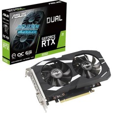 ASUS 듀얼 엔비디아 지포스 RTX 3050 6GB OC 에디션 게이밍 그래픽 카드 - PCIe 4.0 GDDR6 메모리 HDMI 2.1 디스플레이포트 1.4a 2슬롯, Dual Fans, RTX3050|OC|6G