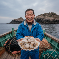 홍가리비 고성가리비, 1개, 1.2kg(BEST인기 특대)