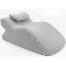 엎드리기 받침 등 말차 허리 베 수면 그린 침대 편한, 연회색, 연회색