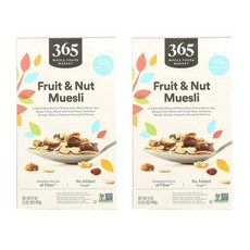 365 홀푸드마켓 무가당 프룻 & 넛 뮤즐리 482g, 2개