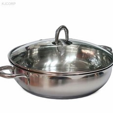 ELO 스텐 인덕션 전골냄비 28cm 낮은냄비 주방도구, 상세페이지 기재