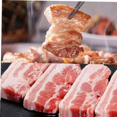 수육용고기 한돈 삼겹살 돼지 고기 캠핑 바베큐 200g, 본상품