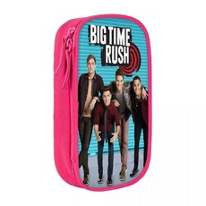 빅 타임 밴드 케이스 펜 홀더 대용량 가방 학교 선물 문구류, 1개, 3. 핑크