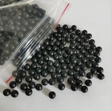 직경 검정색 원형 솔리드 고무 볼 씰링 부품, 18 9mm, 색상: 3. 50pcs / 크기: S. 9mm