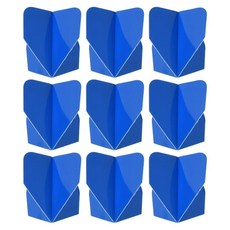 양궁9pcs 알루미늄 합금 다트 비행 보호기 윙 테일 프로텍터 스틸 소프트 팁, 02 파란, 색상: 10. Blue 9pcs, 1개
