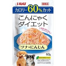 INABA CIAO 輕盈低脂系列 犬餐包, 1個, DRP-19 (鮪魚+紅蘿蔔) 60g