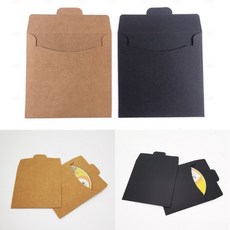 고급 크라프트 종이 CD 케이스 크래프트 디스크 DVD, 브라운