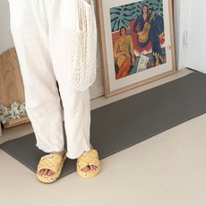 데보코 컴포트 주방매트, 그레이, 1개