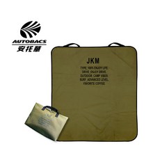 JACK & MARIE 2WAY 31672 軍綠色 雙面可用 輕巧便攜 戶外野餐墊、行李箱墊