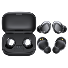 BOBOJOJO버즈 무선 블루투스 이어폰 방수 스포츠 미니 C Type 이어폰, 블랙, BOBO&JOJO-711(블랙)