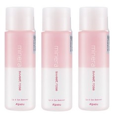 어퓨 미네랄 립앤아이 리무버 스윗로즈 3개세트 (100ml+100ml+100ml), 100ml, 4개