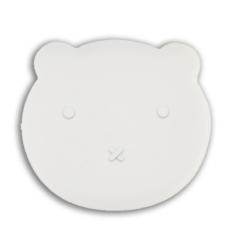 可微波吸盤兒童餐碗 寶寶可愛造型學習餐具 矽膠碗, 1個, 蓋子 透明白, 蓋子 透明白