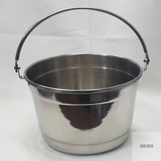 김영마켓 스텐 손잡이 깍두기통 업소용스텐반찬통