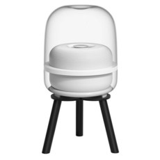 Harman Kardon Aura Studio 4 Aura Studio 3 Soundstick 4 스피커 책상 스탠드용 금속 데스크탑 스피커 스탠드 - Harman Kard, 플라워 화이트 메탈, 1개