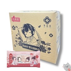 棠品居 嬰兒濕紙巾 台灣製 無酒精純水 新生兒可用, 1個, 箱購 12包入 棠品居嬰兒濕紙巾