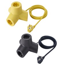 이케아 멀티탭 연장선 플러그연장 4구 1.8M 호른펠스, 블랙