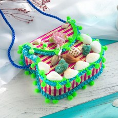 兒童玩具 民族風竹編製品 兒童包包 小背簍 兒童演出道具 兒童小背簍 仿藤塑編織 幼兒園演出舞臺道具, 【背包】葫蘆款-綠色, 1個