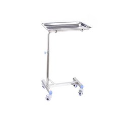 병원트레이 선반 스테인리스 미용 치과 드레싱 카트, 51.5cm