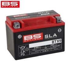 BS배터리 SLA BTX9 12V 8.4Ah 오토바이 배터리 - 포르테/델피노/딩크/보이저