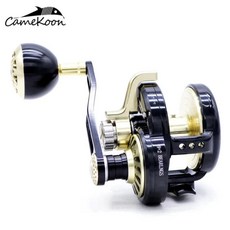 Camekoon 鼓式捲線器 6.3:1齒輪比 海釣專用, 金屬握丸,DC600L 左手