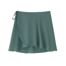 발레 미니스커트 두꺼운 쉬폰 12색 무용 발레스커트 성인 발레복, 그린