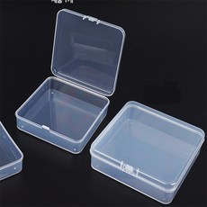 모든리빙 사각투명케이스 소품보관통, 9.5cm