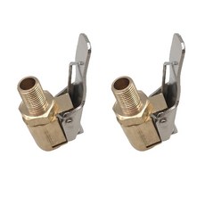 1/2pcs 자동차 자동 황동 8mm 타이어 휠 공기 척 팽창기 펌프 밸브 클립 클램프 커넥터 어댑터 액세서리 압축기, 2pcs type 1, 2개