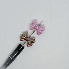 볼펜꾸미기 볼꾸 동대문 꾸미기 DIY 캐릭터 알록달록 미니 사탕 캔디 리본 오로라