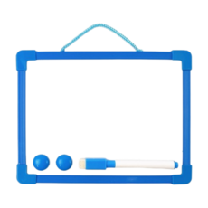 磁性小白板 15cm x 20cm 迷你寫字板 磁鐵留言板, 橫式(顏色隨機),一個入