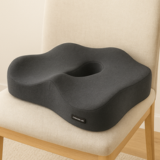 디모어 3D 4세대 바른자세 기능성 쿠션 방석, 블랙
