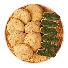 명가삼대떡집 당일생산 쑥 떡 쑥인절미 식사대용 간식 고급 개별포장 콩가루포함, 1kg, 1개