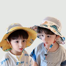 꾸미 쥬월드 매쉬 사파리 모자 어린이 산책모자