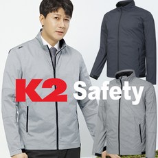 K2 세이프티 여름 근무복 경량 바람막이 남성 자켓 슬림 점퍼 2103/2104, 네이비, 1개