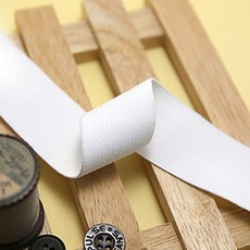벨트고무줄 화이트무지 30mm W, 1롤(1800cm), 1개