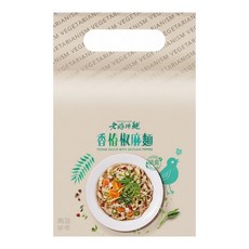老媽拌麵 素食煮藝 純素 乾拌麵, 1個, 香椿椒麻3包/袋/2026.06.01