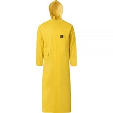 Ironwear 9221FR 난연성 레인 재킷 라이딩 코트 탈착식 후드 통기성 뒷면 포함 블랙. M 252096, XL, 옐로우