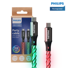필립스 USB C타입 60W 고속충전케이블 파티케이블, C to C, DLC5140C, 1개, 1.2m C to C, DLC5140C, 1개, 1.2m