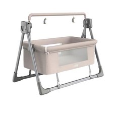 흔들침대 전동바운서 요람 쉐이커 의자 아기 아기침대 수면 그네 흔들 침대, 그레이