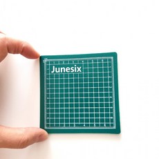 휴대용 초미니 커팅보드 딥그린 8x8cm, 상세페이지 참조