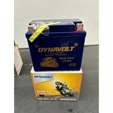 DYNAVOLT 藍騎士 5號 MG5L-BS-C 奈米膠體電池 重機電瓶 YTX5L-BS GTX5L-BS, 1個