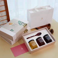달꿀농장 순수 자연 벌꿀 선물세트 추석 명절 패키지 (아카시아꿀+야생화꿀+밤꿀), 1세트